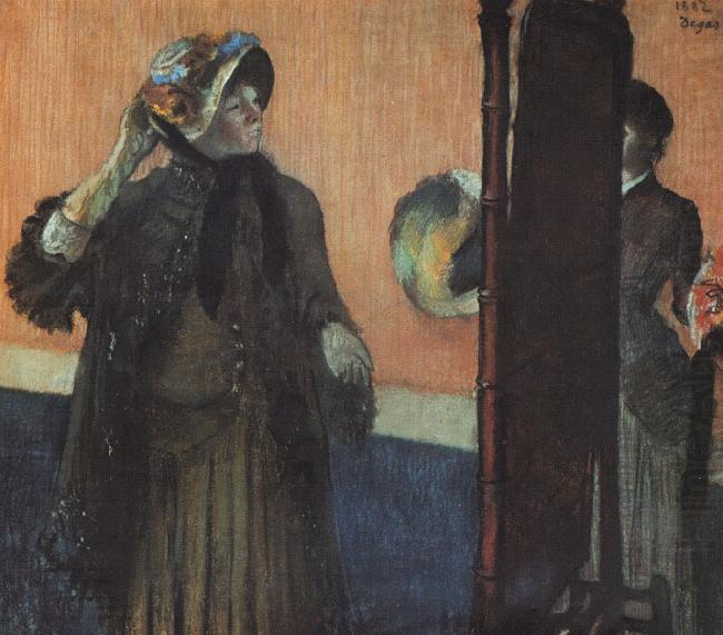 Edgar Degas At the Milliner's_m china oil painting image